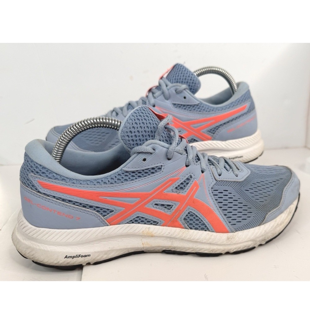 ASICS GEL-Contend 7 Womens Running Shoes Blue Pink Size 10.5 Athletic Sneaker